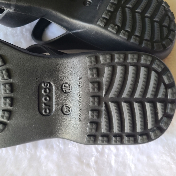 Crocs Meleen Crossband Slip on Sandals US Women's 10 - Picture 6 of 6